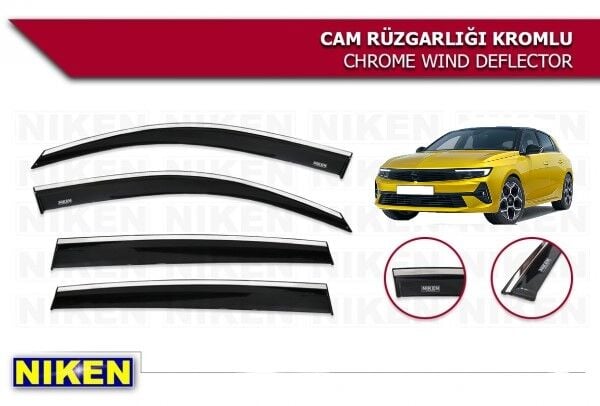 ASTRA L ARACA ÖZEL NİKEN KROMLU CAM RÜZGARLIGI 2021 2022 2023 2024 2025