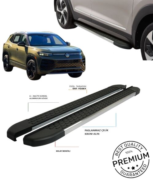 TİGUAN ARACA ÖZEL YAN BASAMAK ETEKLİ 2024 2025 2026 2027