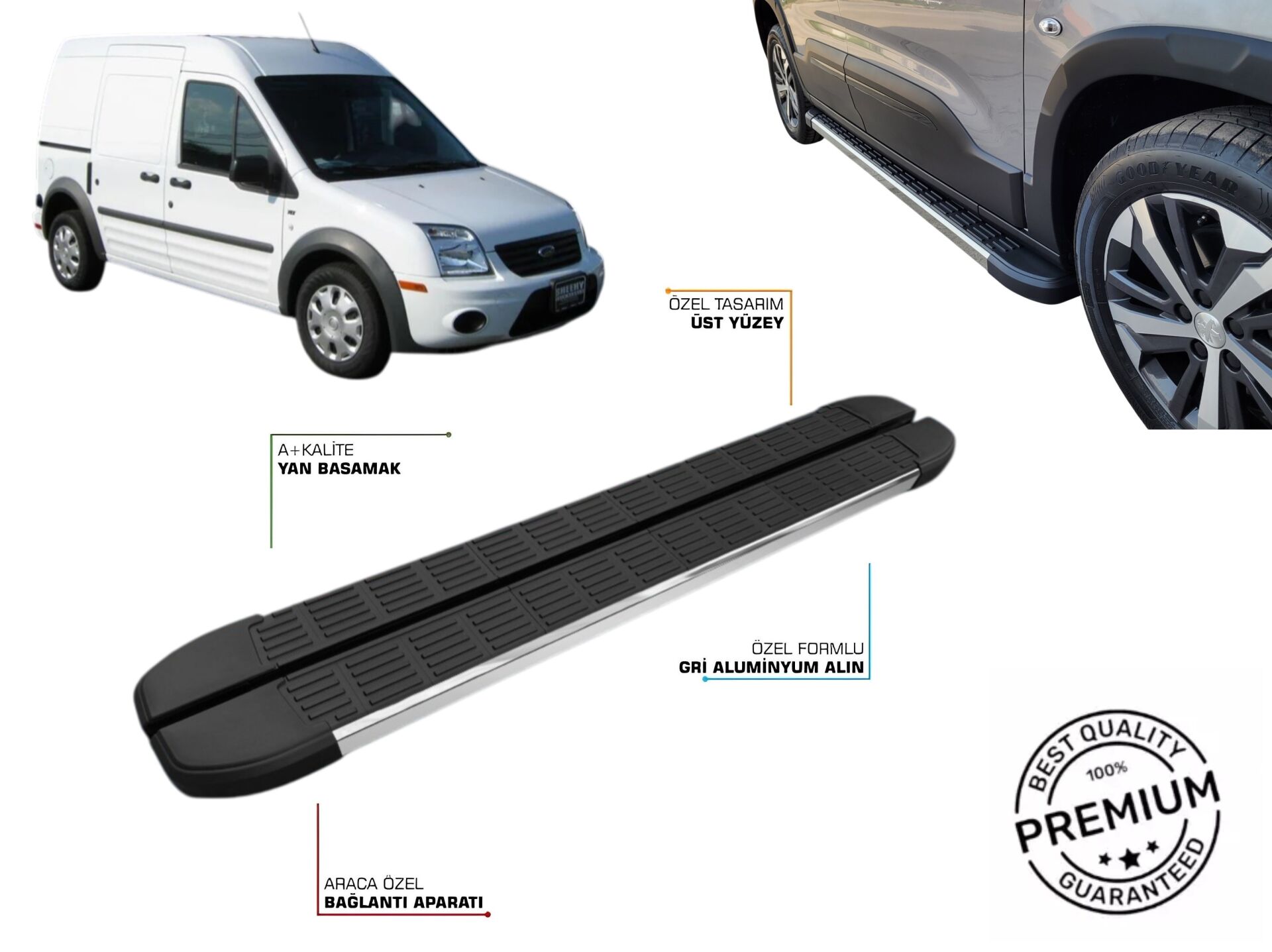 CONNECT UZUN ŞASE YAN BASAMAK 2003 2004 2005 2006 2007 2008 2009 2010 2011 2012 2013