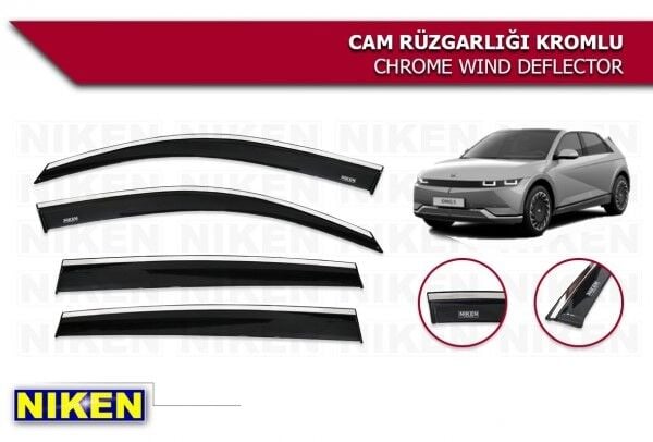 İONİQ ARACA ÖZEL NİKEN KROMLU CAM RÜZGARLIĞI  2021 2022 2023 2024 2025