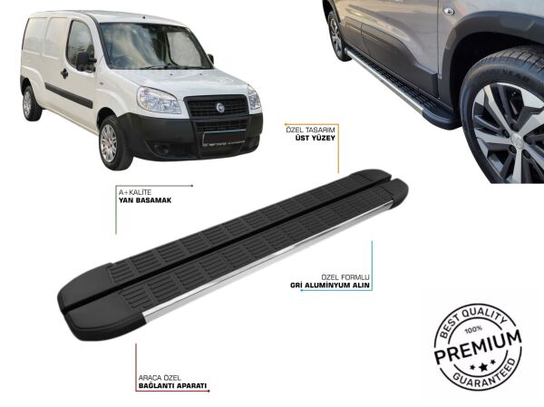 FIAT DOBLO UZUN ŞASE ARACA ÖZEL YAN BASAMAK 2001 2002 2003 2004 2005 2006 2007 2008 2009 2010