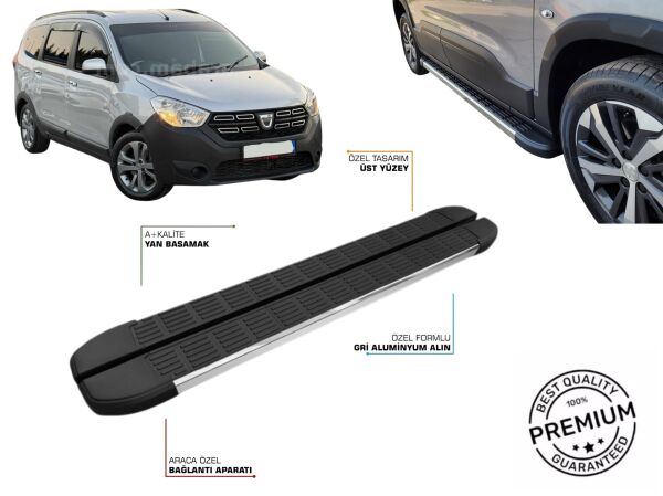 DACIA LODGY ARACA ÖZEL YAN BASAMAK 2013 2014 2015 2016 2017 2018 2019 2020 2021 2022 2023 2024