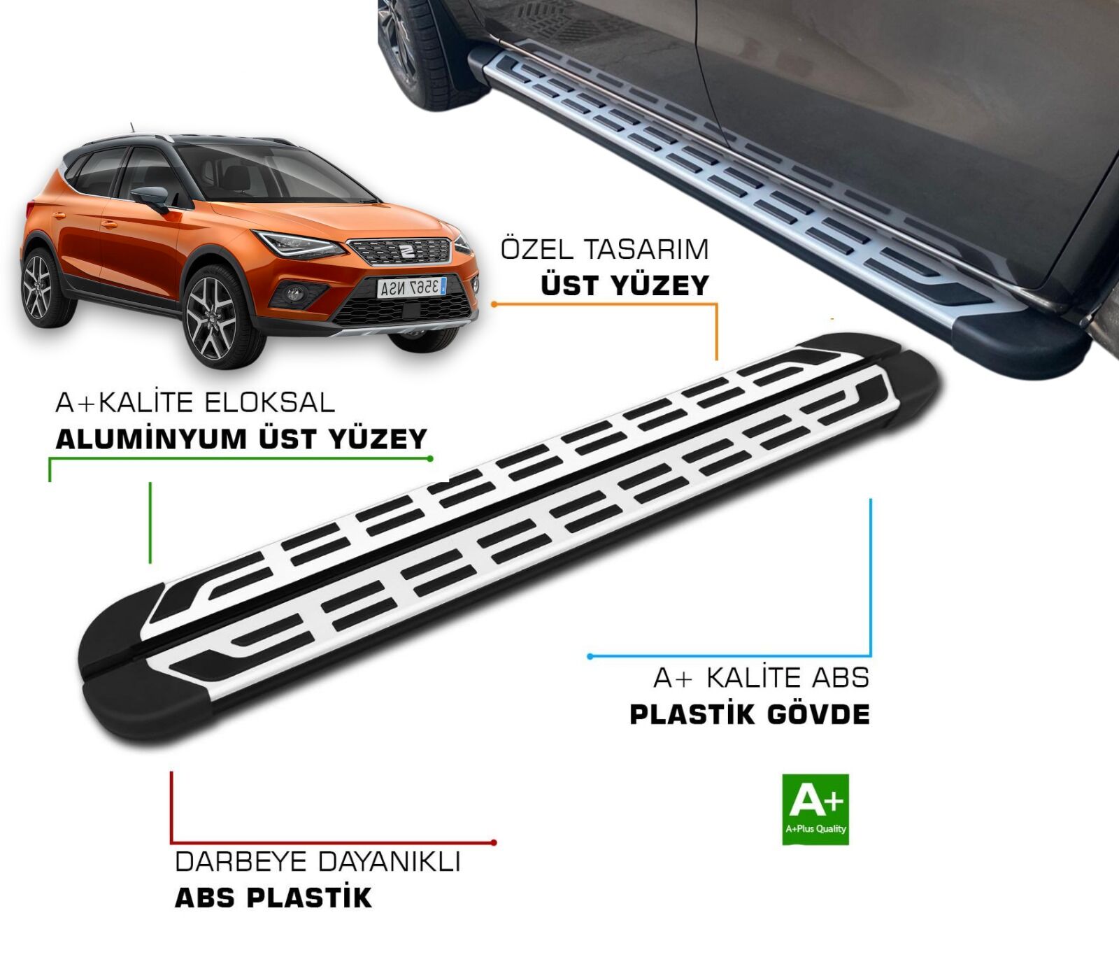 SEAT ARONA 2017 2018 2019 2020 2021 2022 2023 2024 2025 YAN BASAMAK