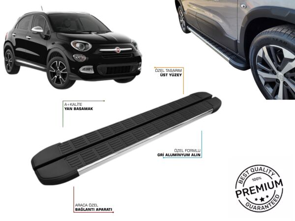 FIAT 500X ARACA ÖZEL YAN BASAMAK 2014 2015 2016 2017 2018 2019 2020 2021 2022 2023 2024