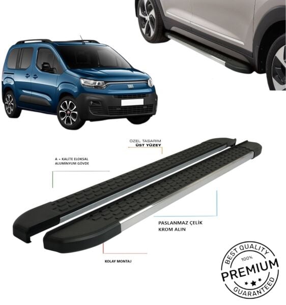 YENİ DOBLO ARACA ÖZEL KISA ŞASE YAN BASAMAK OMSA 2023 2024 2025 2026