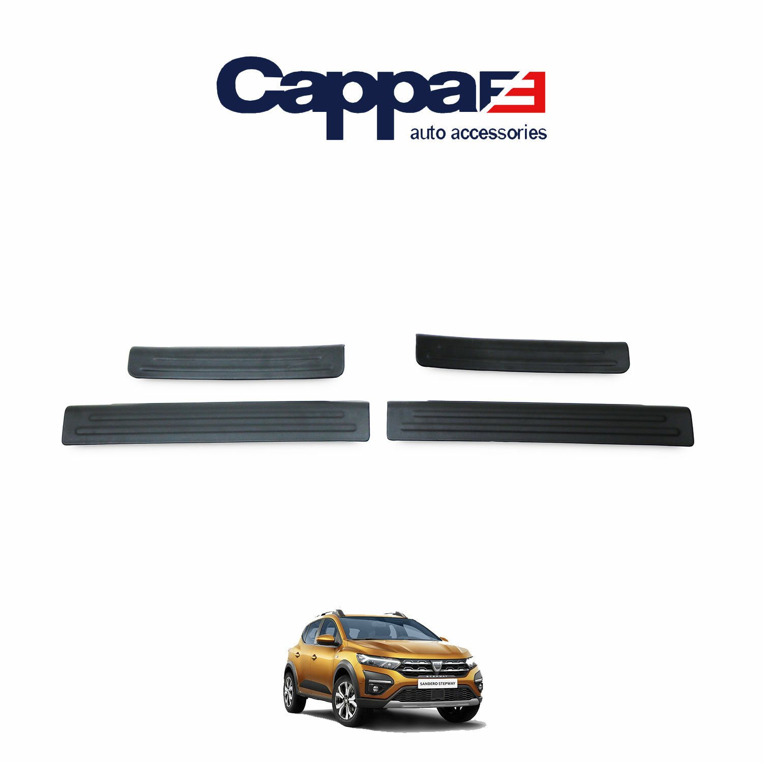 SANDERO KAPI EŞİĞİ PLASTİK MAT SİYAH 4 PARÇA 2020 2021 2022 2023 2024