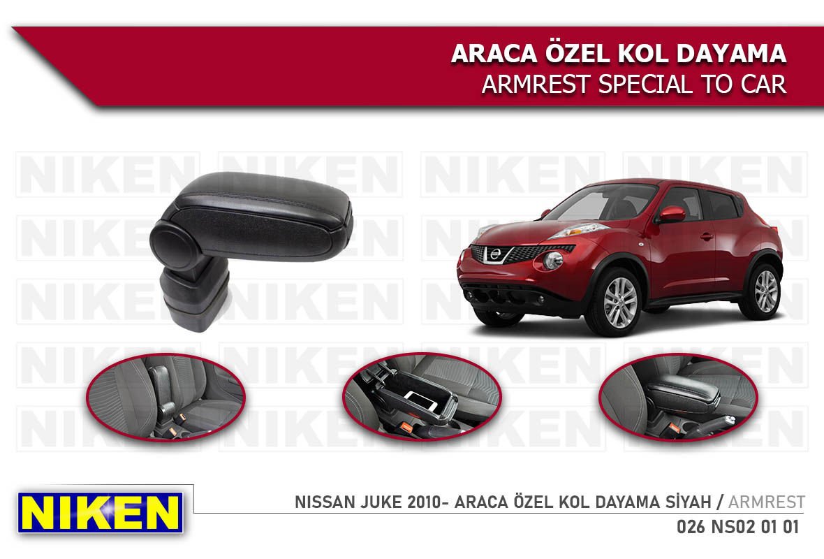NİSSAN JUKE 2010 2011 2012 2013 2014 2015 2016 2017 2018 MODEL VİDASIZ KOL DAYAMA KOLÇAK
