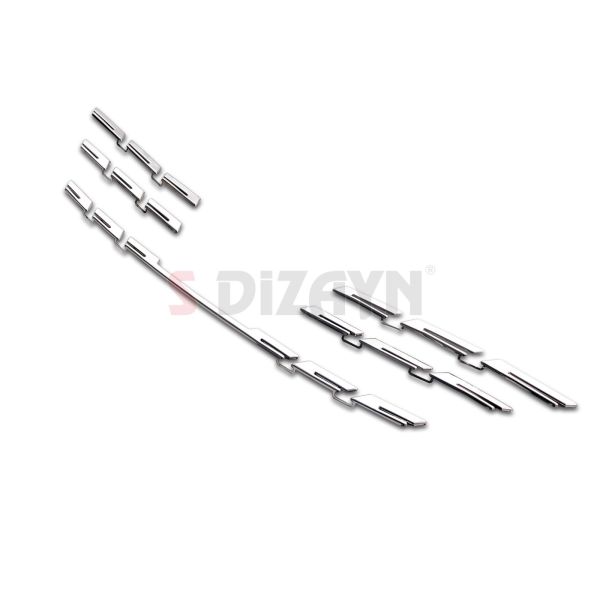 Renault Megane 4 Krom Ön Panjur 5 Prç. 2020 2021 2022 2023 2024 2025