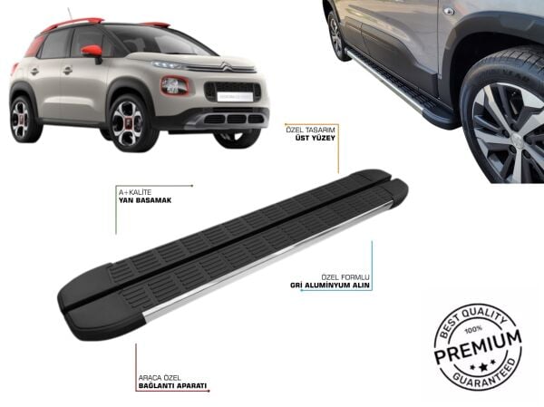 C3 AIRCROSS ARACA ÖZEL YAN BASAMAK S LİNE 2017 2018 2019 2020 2021 2022 2023 2024