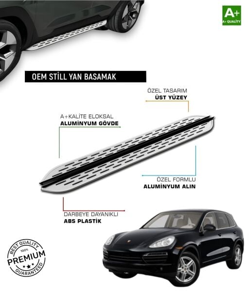 PORSCHE CAYENNE 2010 2011 2012 2013 2014 2015 2016 2017 YAN BASAMAK