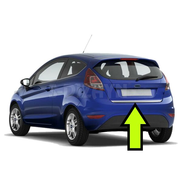 FİESTA BAGAJ ALT CITASI KROM 2009 2010 2011 2012 2013 2014 2015