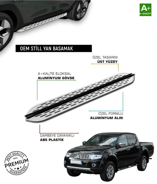 MITSUBISHI L200 4 2006 2007 2008 2009 2010 2011 2012 2013 2014 YAN BASAMAK