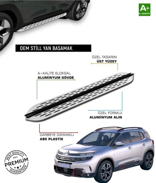 CITROEN C5 AİRCROSS 2017 2018 2019 2020 2021 2022 2023 2024 2025 YAN BASAMAK