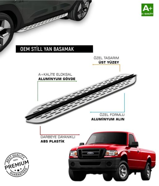 FORD RANGER 3 2011 2012 2013 2014 2015 2016 2017 2018 2019 2020 2021 YAN BASAMAK