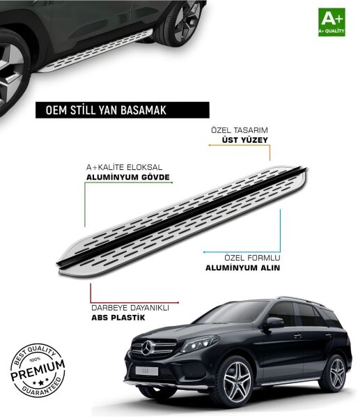 MERCEDES GLE 2015 2016 2017 2018 2019 YAN BASAMAK