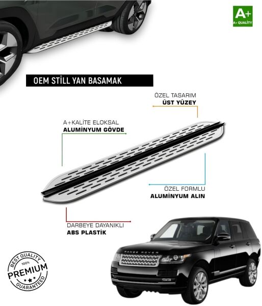 LAND ROVER RANGE ROVER 2012 2013 2014 2015 2016 2017 2018 2019 2020 YAN BASAMAK