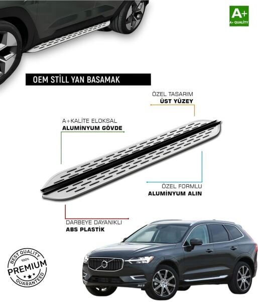 VOLVO XC60 2017 2018 2019 2020 2021 2022 2023 2024 2025 YAN BASAMAK