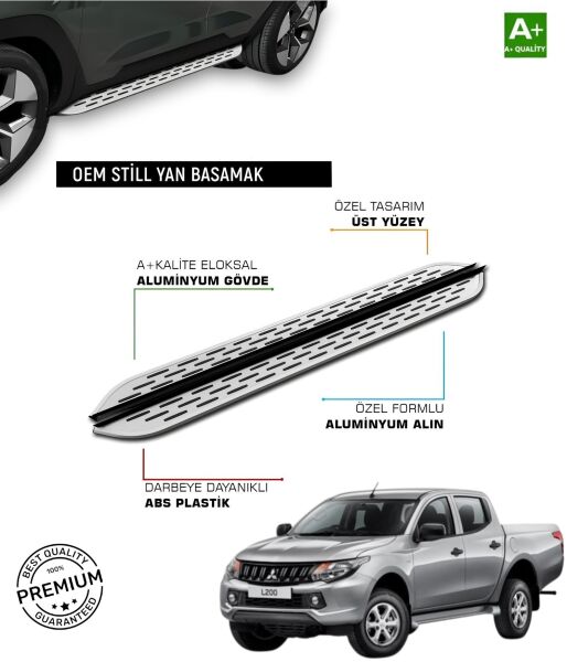 MITSUBISHI L200 52017 2018 2019 2020 2021 2022 2023 2024 2025 YAN BASAMAK