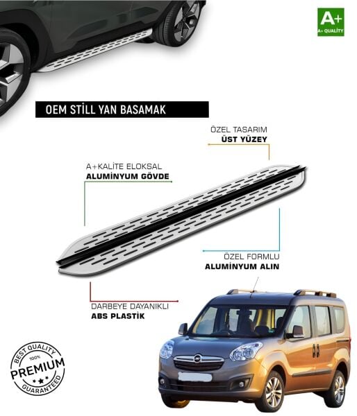 OPEL COMBO D 2010 2011 2012 2013 2014 2015 2016 2017 2018 YAN BASAMAK