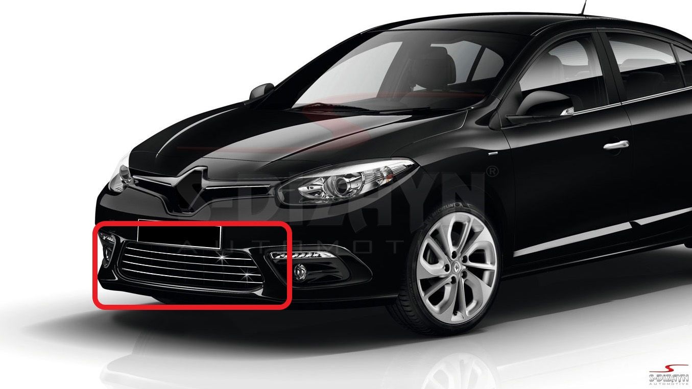 FLUENCE ÖN TAMPON ÇİTASI 4 PARÇA KROM 2013 2014 2015 2016