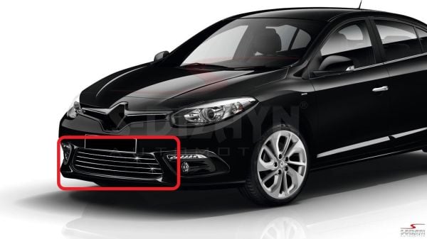 FLUENCE ÖN TAMPON ÇİTASI 4 PARÇA KROM 2013 2014 2015 2016