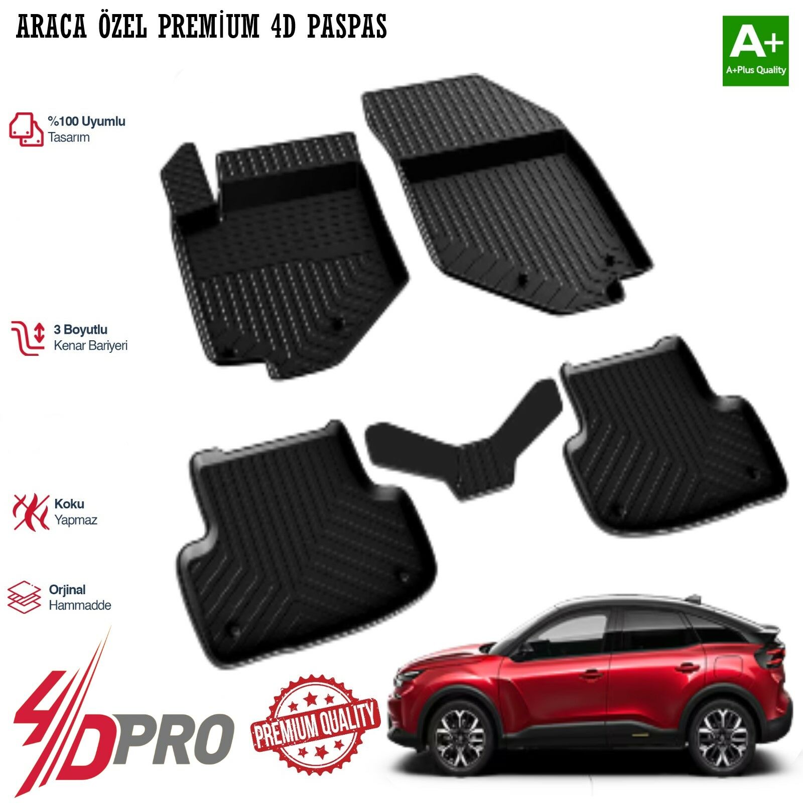 CİTROEN C4 X ELEKTRİKLİ 4D PASPAS 2020 2021 2022 2023 2024 2025