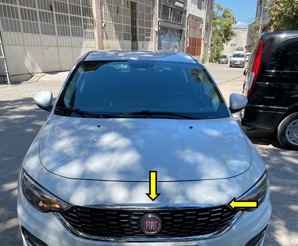 EGEA ÖN KAPUT CİTASI KROM SEDAN HB 1 PARÇA P.ÇELİK 2016 2017 2018 2019 2020 2021