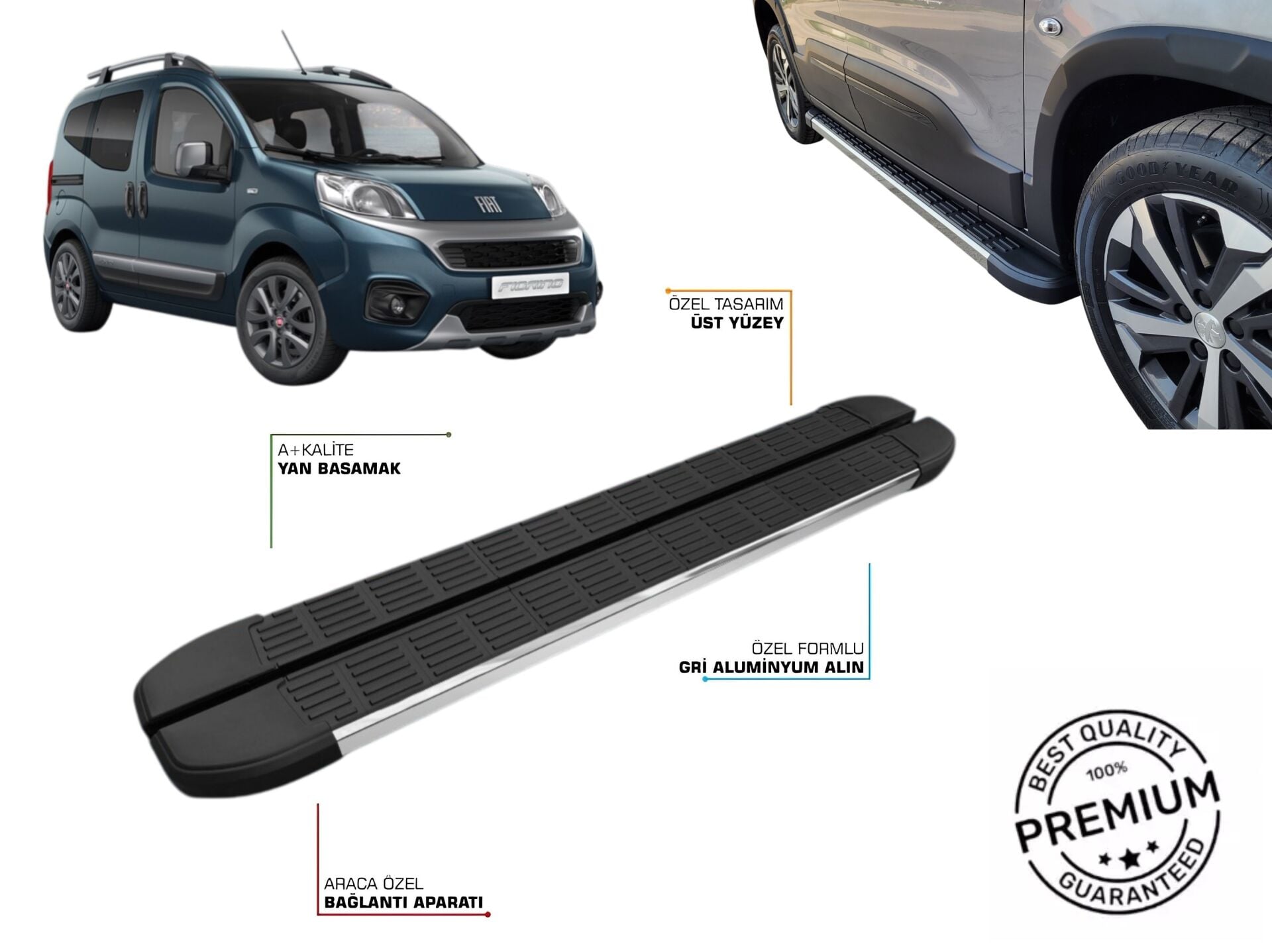 FIAT FIORINO YAN BASAMAK 2008 2009 2010 2011 2012 2013 2014 2015 2016 2017 2018 2019 2020 2021 2022 2023 2024 2025