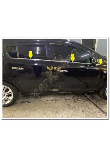 CORSA D CAM ÇİTASI 6 PARÇA KROM 2006 2007 2008 2009 2010 2011 2012 2013 2014 2015