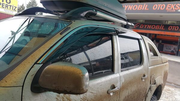 TOYOTA HILUX 2015 2016 2017 2018 2019 2020 KROMLU CAM RÜZGARLIĞI