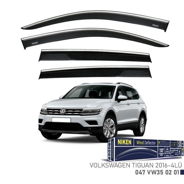 VOLKSWAGEN TİGUAN 2016 2017 2018 2019 2020 MODEL NİKEN KROMLU CAM RÜZGARLIĞI