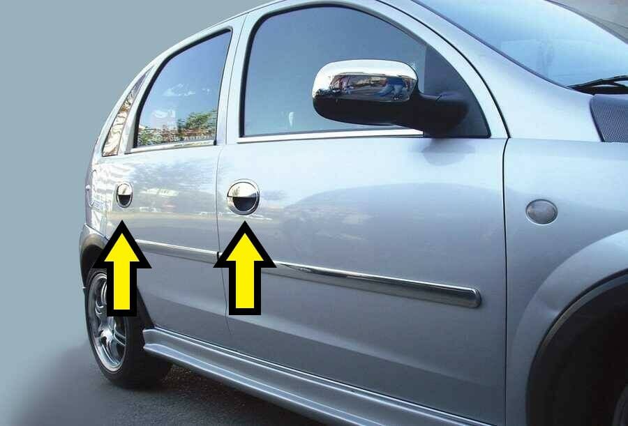 CORSA C KAPI KOLU KROM 2000 2001 2002 2003 2004 2005 2006 2007