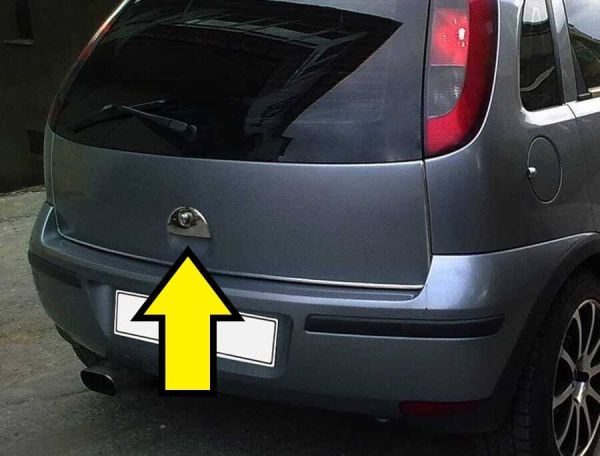 CORSA C BAGAJ AÇMA KROM 1 PARÇA 2000 2001 2002 2003 2004 2005