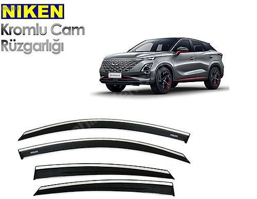 OMODA 5 2022 2023 2024 2025 ARACA ÖZEL KROMLU CAM RÜZGARLIGI NİKEN