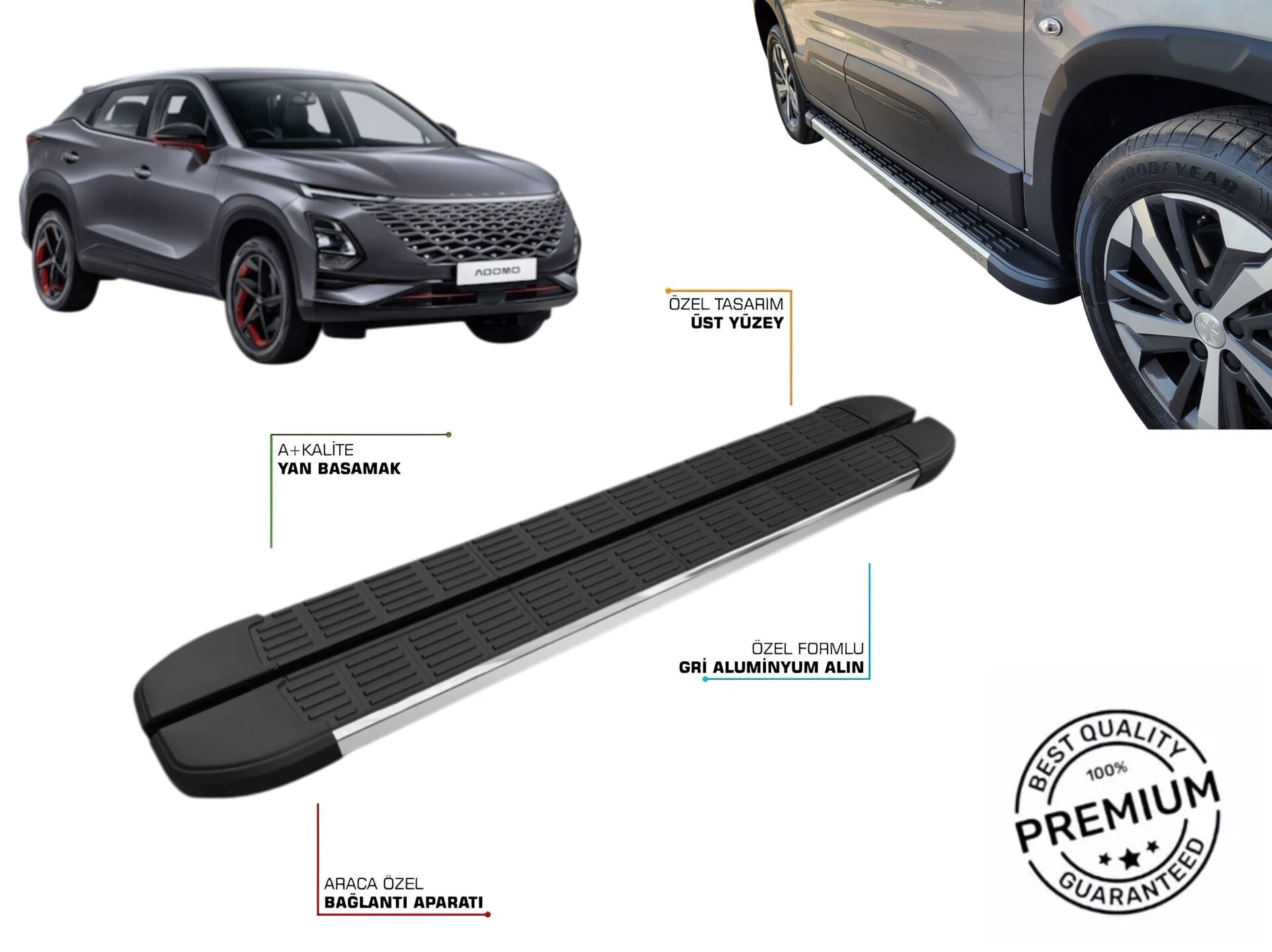 CHERY OMODA 5 2023 2024 2025 2026 ARACA ÖZEL YAN BASAMAK