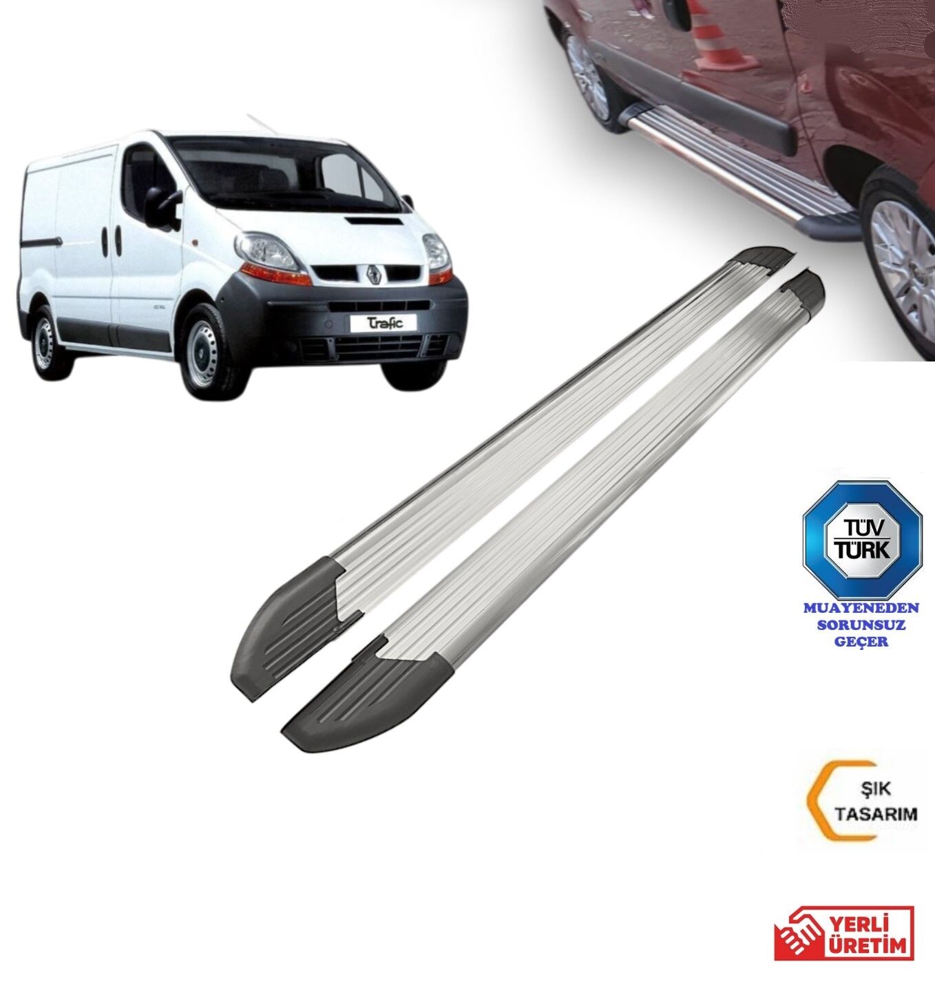 RENAULT TRAFİC 2004- 2021 UZUN ŞASE YAN BASAMAK