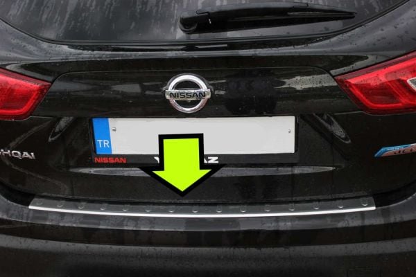 QASHQAİ ARKA TAMPON EŞİĞİ KROM 2014 2015 2016 2017 2018 2019 202