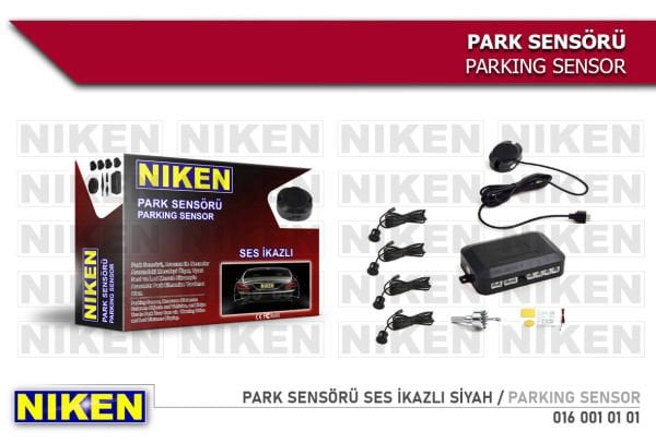 NİKEN PARK SENSÖRÜ SES İKAZLI SİYAH