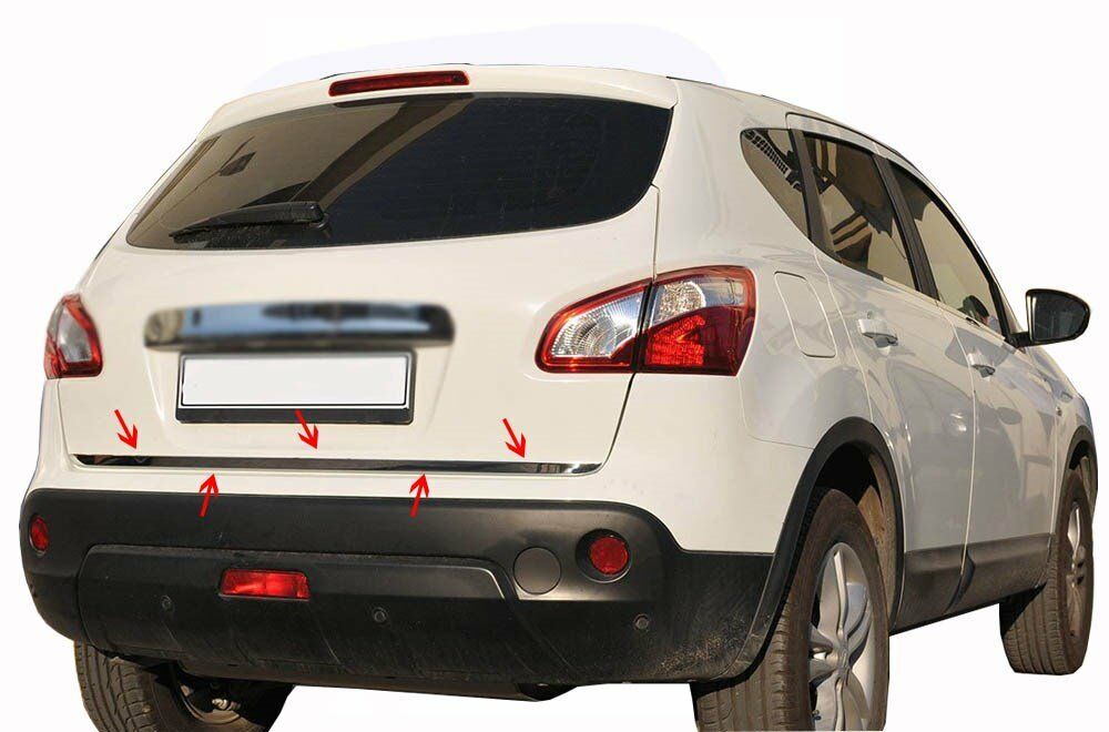 QASHQAİ BAGAJ ALT ÇİTASI KROM 2007 2008 2009 2010 2011 2012 2013