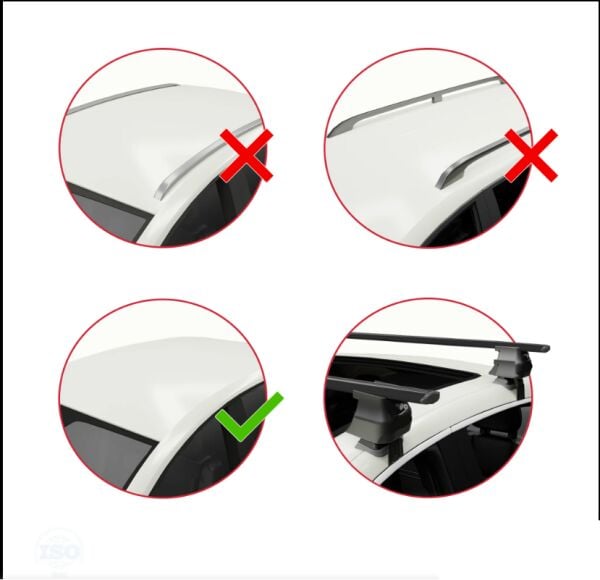 TOYOTA RAV 4 ARACA ÖZEL OLUKSUZ TAVAN ÇİTASI 2013 2014 2015 2016 2017 2018 SİYAH