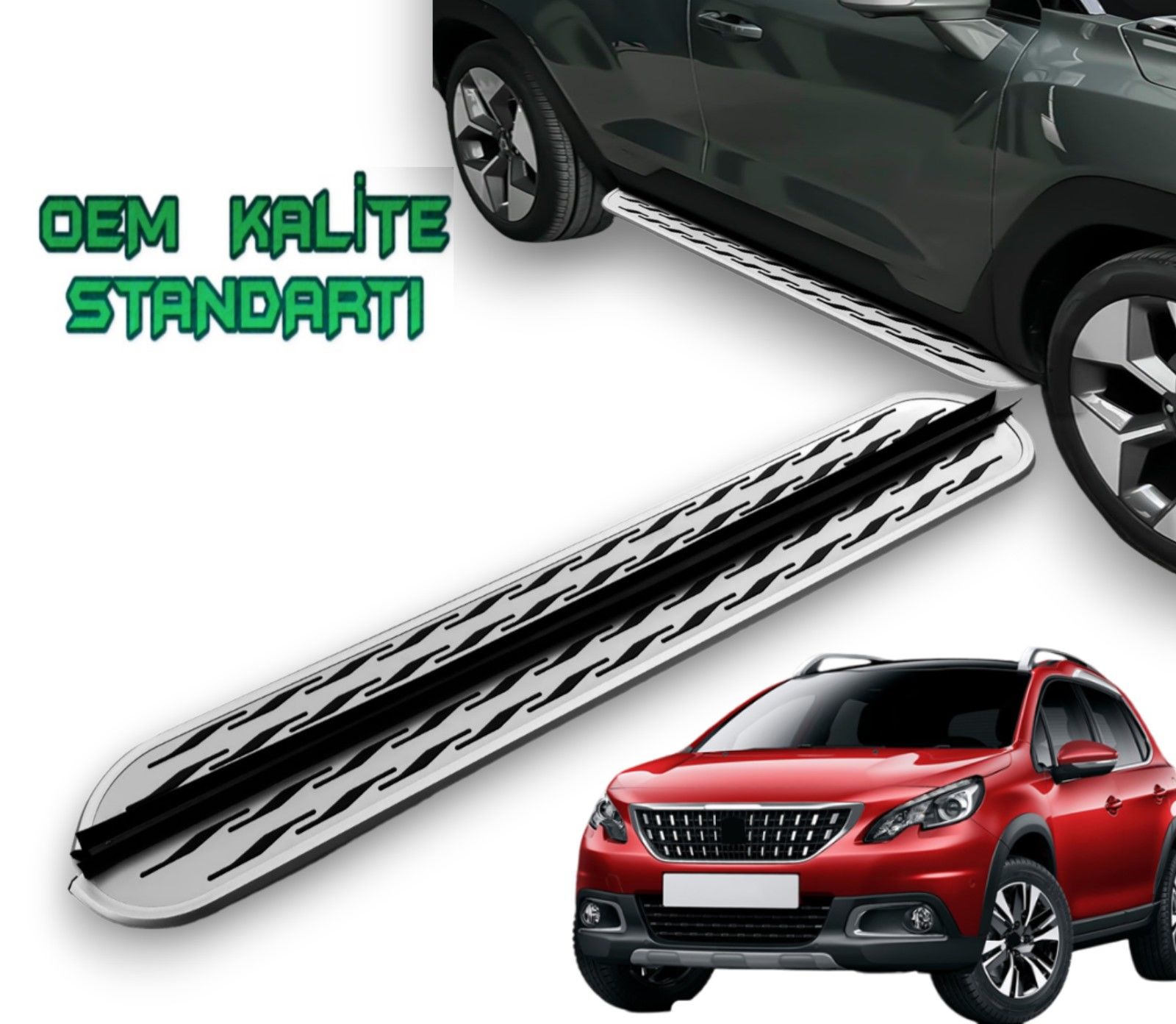 PEUGEOT 2008 2013 2014 2015 2016 2017 2018 2019 ARACA ÖZEL YAN BASAMAKLIK