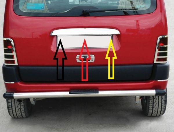 PARTNER TEK KAPILI BAGAJ ÇITASI KROM 2006 2007 2008