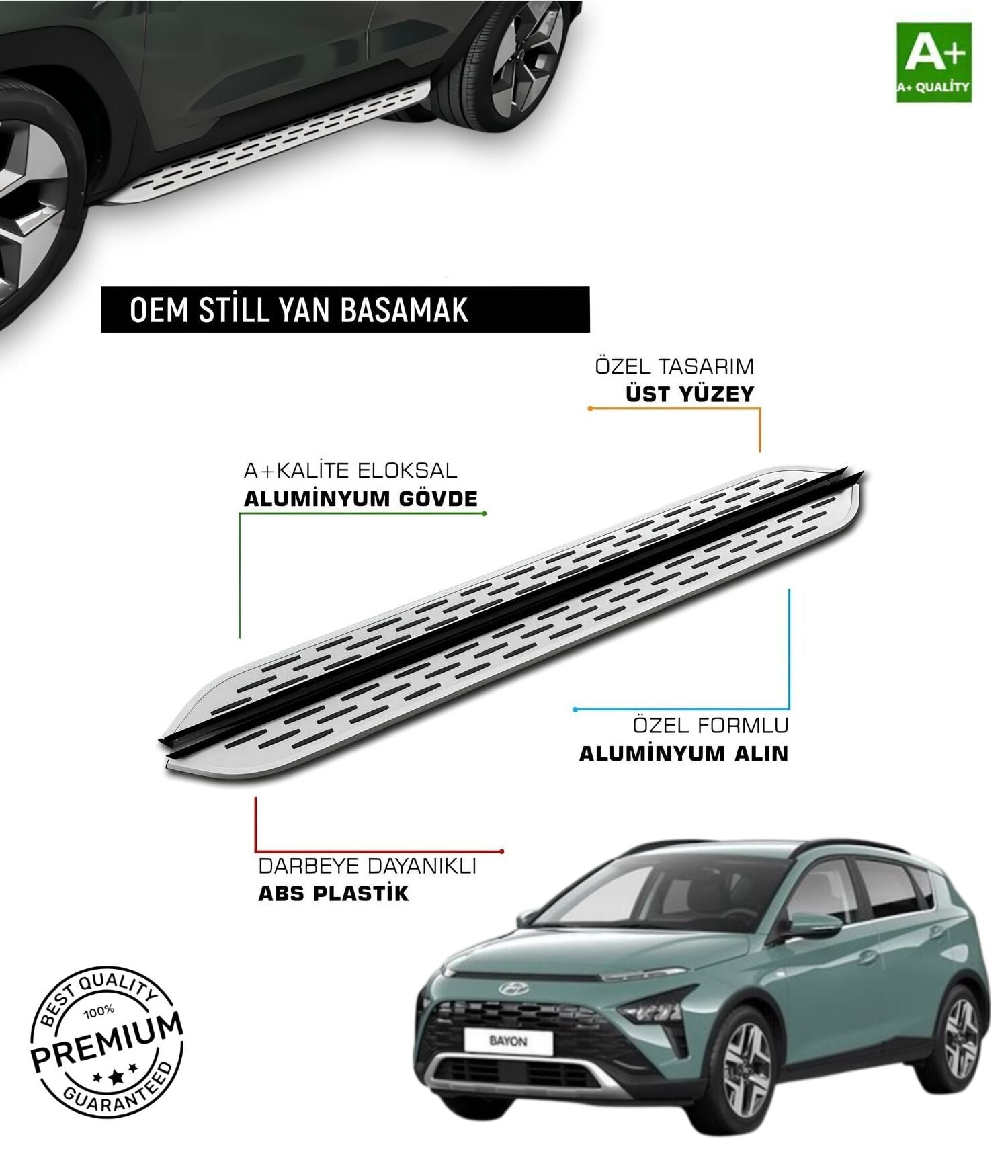 BAYON 2021 2022 2023 2024 2025 ARACA ÖZEL YAN BASAMAK