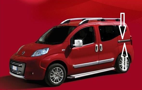 FİORİNO SÜRGÜLÜ KAPI CITASI KROM 4 PARÇA 2007 2008 2009 2010 2011