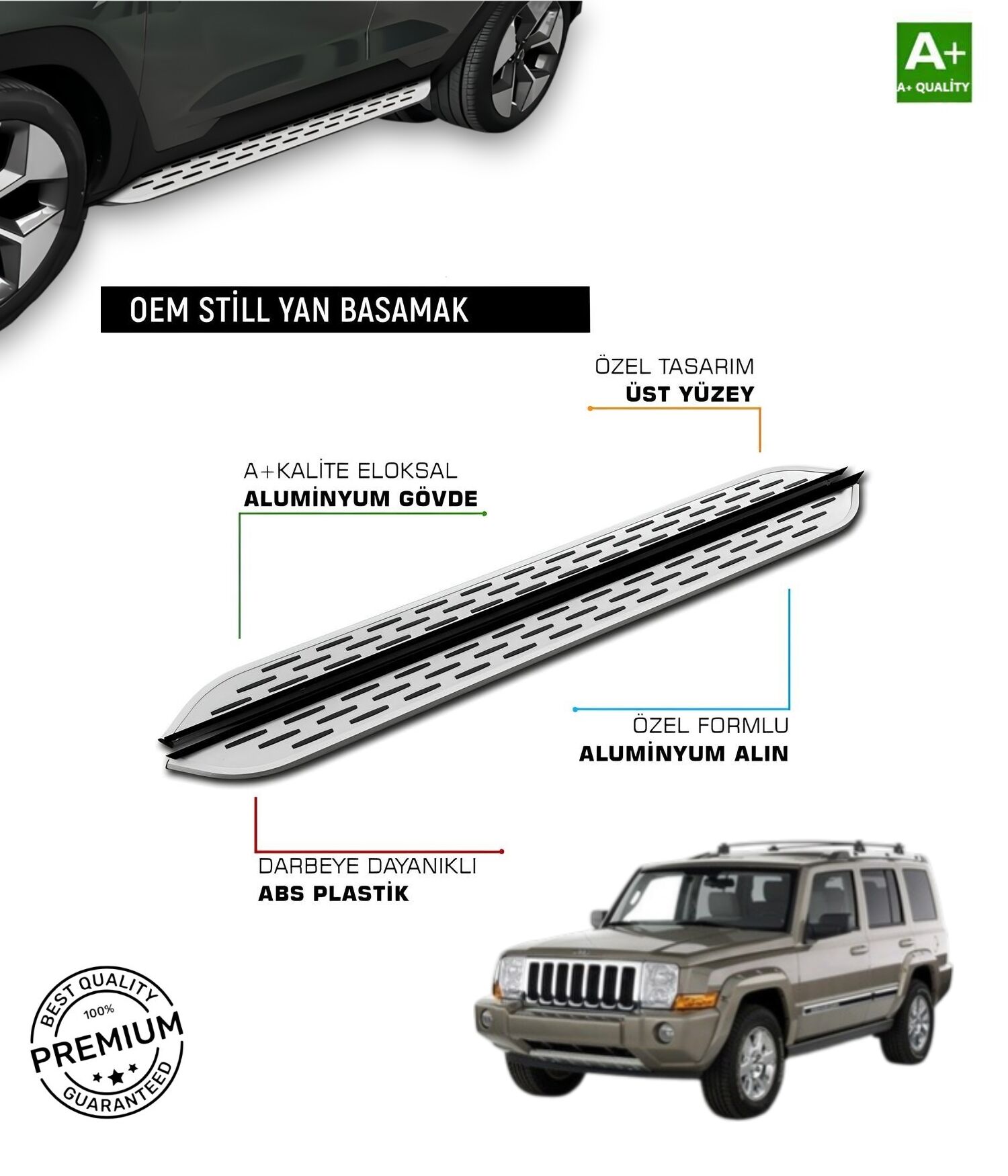 COMMANDER 2006 2007 2008 2009 2010 ARACA ÖZEL YAN BASAMAK