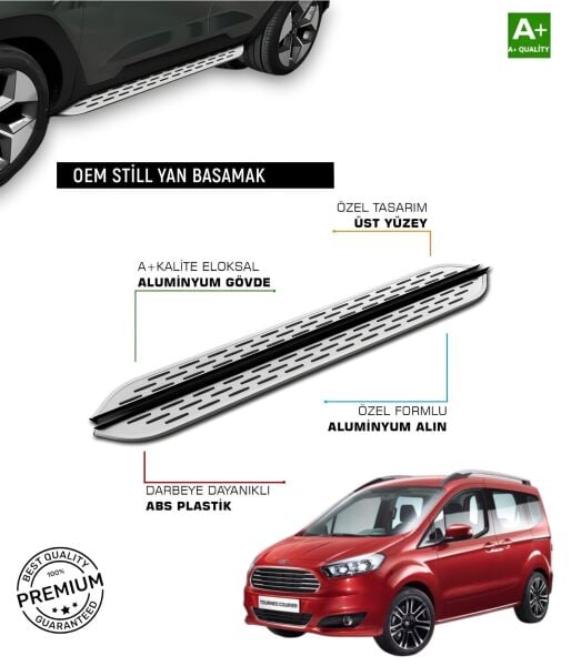 COURİER 2014 2015 2016 2017 2018 2019 2020 2021 2022 2023 ARACA ÖZEL YAN BASAMAK