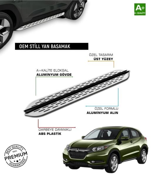 HRV 2015 2017 2018 2019 2020 ARACA ÖZEL YAN BASAMAK