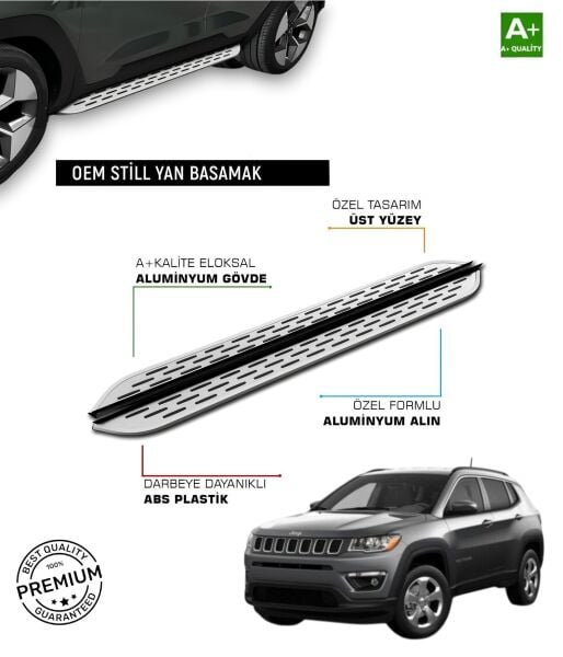 COMPASS 2 2017 2018 2019 2020 2021 2022 2023 2024 2025 ARACA ÖZEL YAN BASAMAK