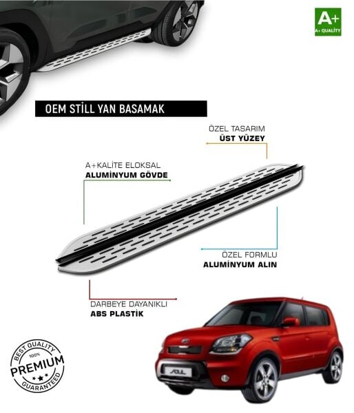 SOUL 2009 2010 2011 2012 2013 2014 ARACA ÖZEL YAN BASAMAK