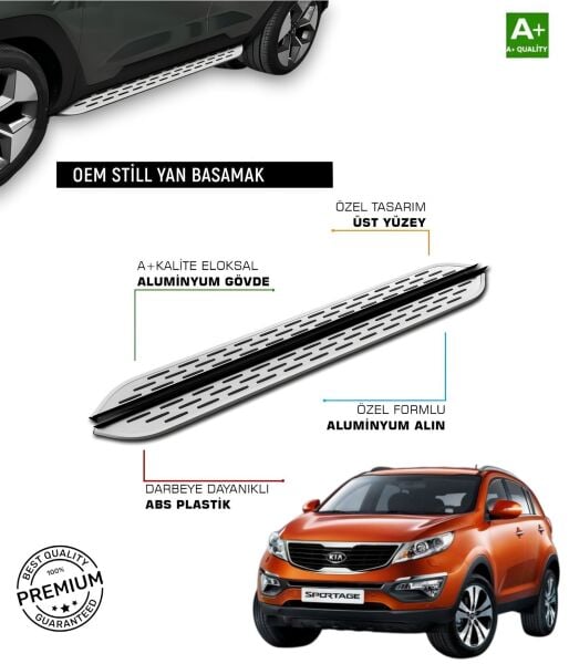 SPORTAGE 2010 2011 2012 2013 2014 2015 ARACA ÖZEL YAN BASAMAK